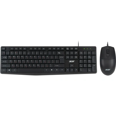 Набор клавиатура+мышь Acer OMW141 кл/мышь:черный USB (ZL.MCEEE.01M)