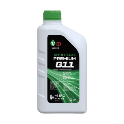 Антифриз VD GROUP G11 зеленый 1кг