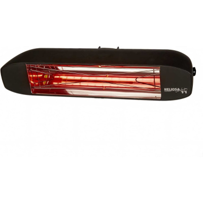 Инфракрасный уличный обогреватель HELIOSA HI DESIGN IPX5 1500Вт черный 11FMX5 - это прочный отопительный прибор