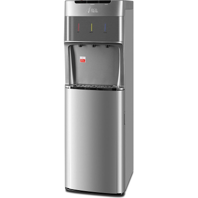 Кулер для воды ECOTRONIC M30-LXE, напольный, НИЖНЯЯ ЗАГРУЗКА, нагрев/охлаждение, 3 крана, серый 7270