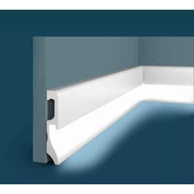 Плинтус Cosca decor PX033 100x18 мм, 2000 мм, экополимер
